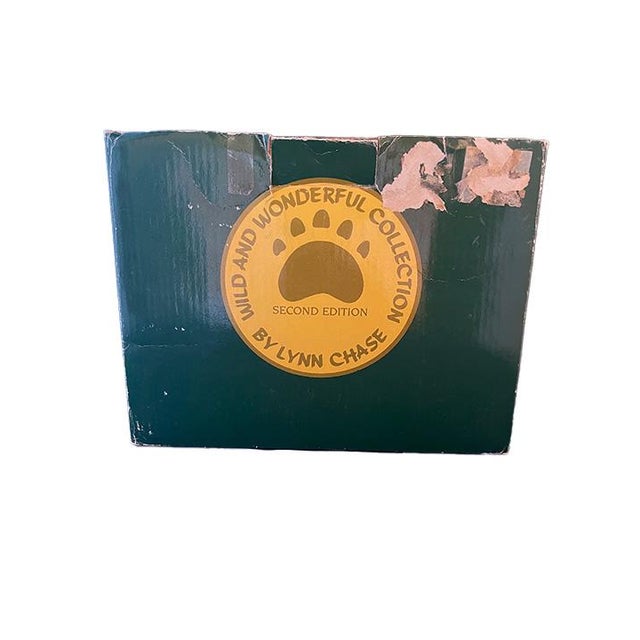 1980s Lynn Chase Music Box With Playing Bears For Sale - Image 9 of 10