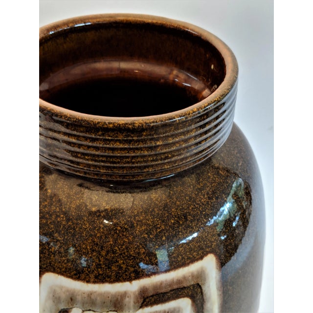 1950's Vintage Sheurich Keramik West German Ceramic Vase For Sale In Miami - Image 6 of 13