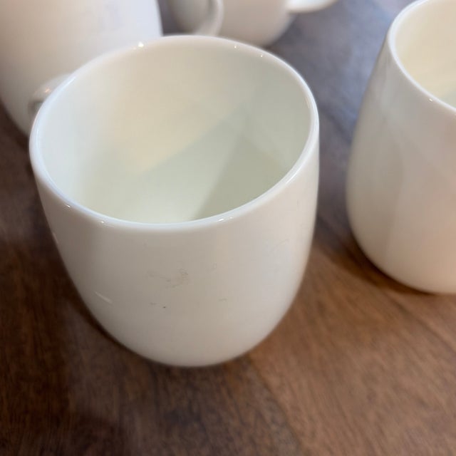 Ceramic Alessi "All-Time" Bone China Mug by Guido Venturini - Set of 4 For Sale - Image 7 of 10