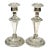 English Silverplate Candlesticks, a Pair For Sale