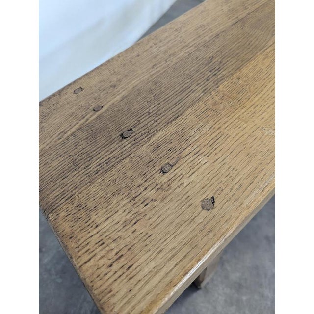 Benches in Oak, Set of 2 For Sale - Image 5 of 6