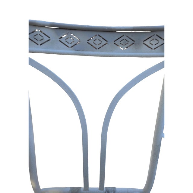 Late 20th Century Wrought Iron Chairs Set of 6 For Sale - Image 10 of 13