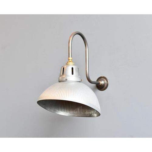 Mercury Glass Wall Lights By Vestaray Circa 1930s - Mercury glass shades - Aged steel arms and copper back plates - Takes...