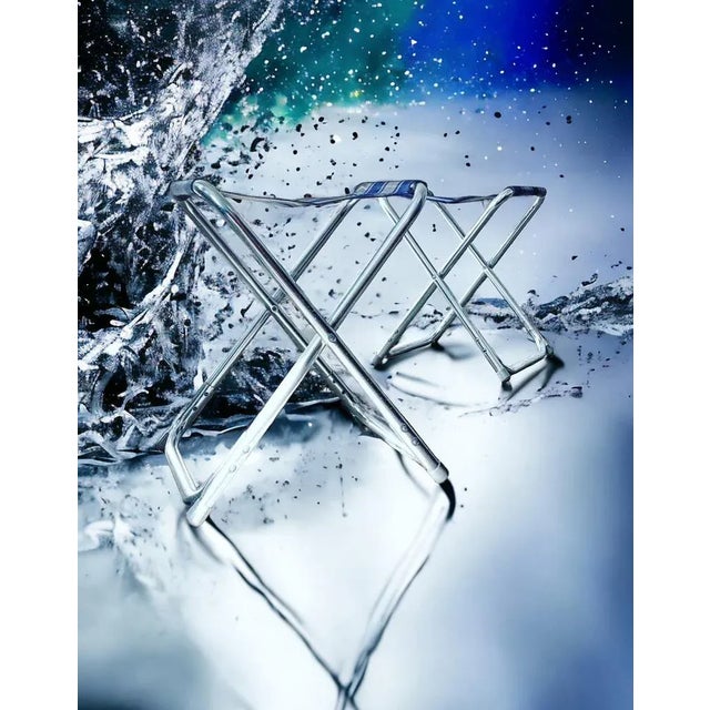 Set of Vintage Danish Folding Stools, 1970s For Sale - Image 9 of 12