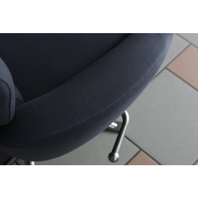 Cassina Dodo K 10 Lounge Chair in Duca Anthracite Fabric by Tohiyuki Kita for Cassina, 2000s For Sale - Image 4 of 15