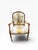 1990s Ethan Allen French Provincial Louis XV Style Armchair With Floral Upholstery For Sale - Image 10 of 16