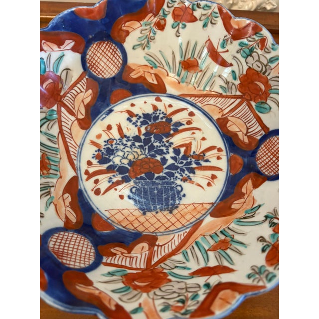 Antique Edwardian Japanese Imari Bowl, 1900 For Sale - Image 9 of 11