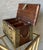 Mid 20th Century Mid 20th‑Century Spanish Colonial-Style Hand Hewn Walnut Wood & Brass Accent Box For Sale - Image 5 of 18