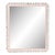 Fleur Home Carnival Gras Rectangle Mirror in Pink Ground, 27x38 For Sale