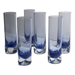 Tall Murano Drinking Glasses, 1970s For Sale