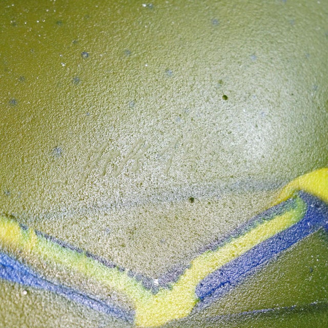 Large Art Glass Centerpiece by Studio Glass Artist Horst Stauber 1994 For Sale - Image 9 of 9