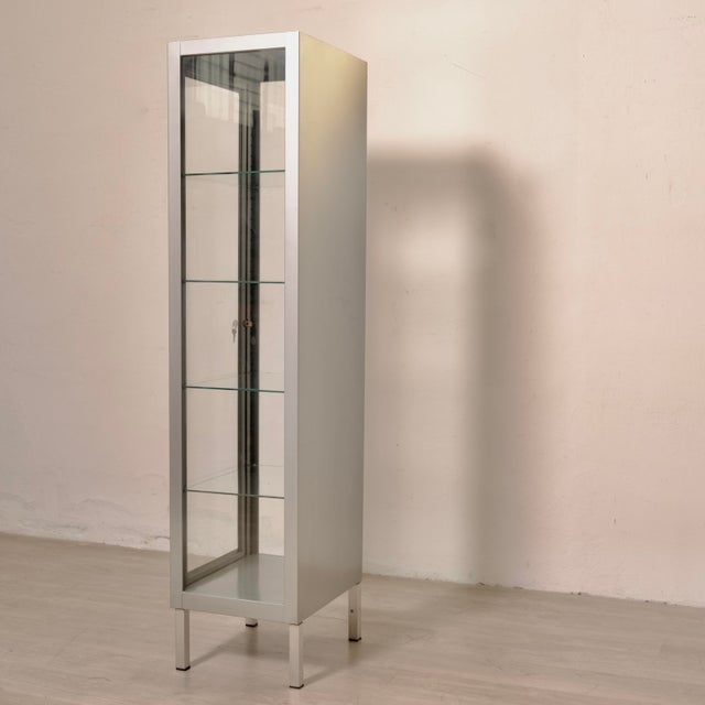 Gray Medical Display Case, 1990s For Sale - Image 8 of 17