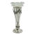 1900s Edwardian Small Antique Stem Vase, English, Silver, Glass, Decor, Art Nouveau For Sale