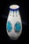 Ceramic Art Deco Vase in Glazed Crackled Earthenware with Blue Flowers by Maurice Dufrene for Keramis, La Louviere, Belgium, 1920s For Sale - Image 7 of 15