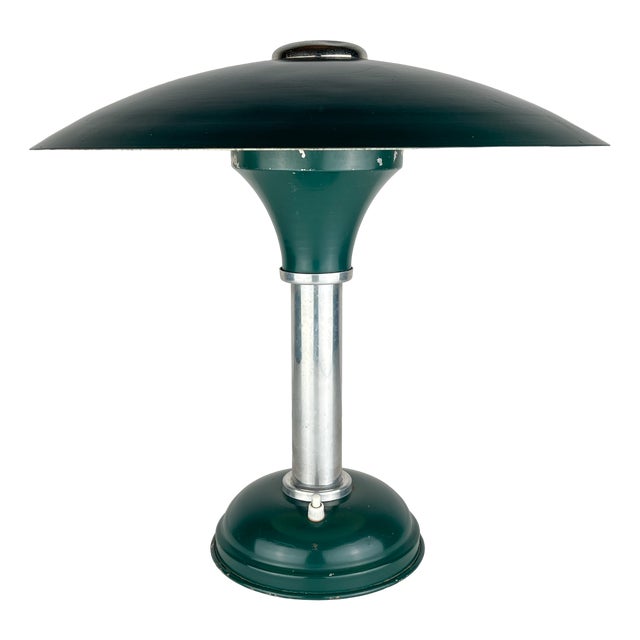 Bauhaus Metal Table Lamp, Germany, 1930s For Sale