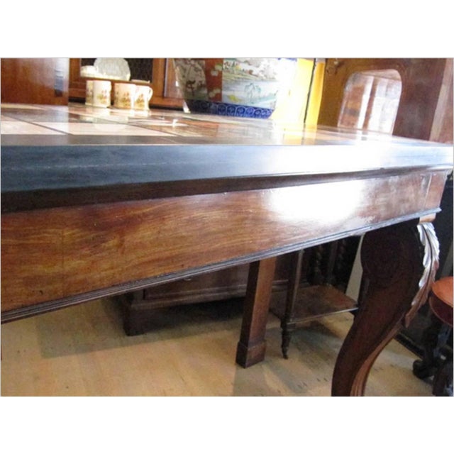 Mid 19th Century Regency Mahogany and Marble Specimen Console Table For Sale - Image 5 of 7