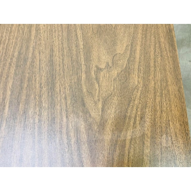 Vintage 1960s Wicker Front Side Tables, Pair For Sale In Boston - Image 6 of 11