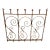 Wrought Iron Painted Gate Panel For Sale