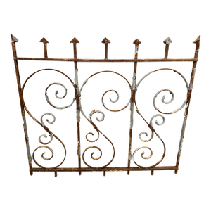 Wrought Iron Painted Gate Panel