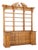 Large 19th Century Danish Pine Bookcase Display Cabinet Apothecary For Sale
