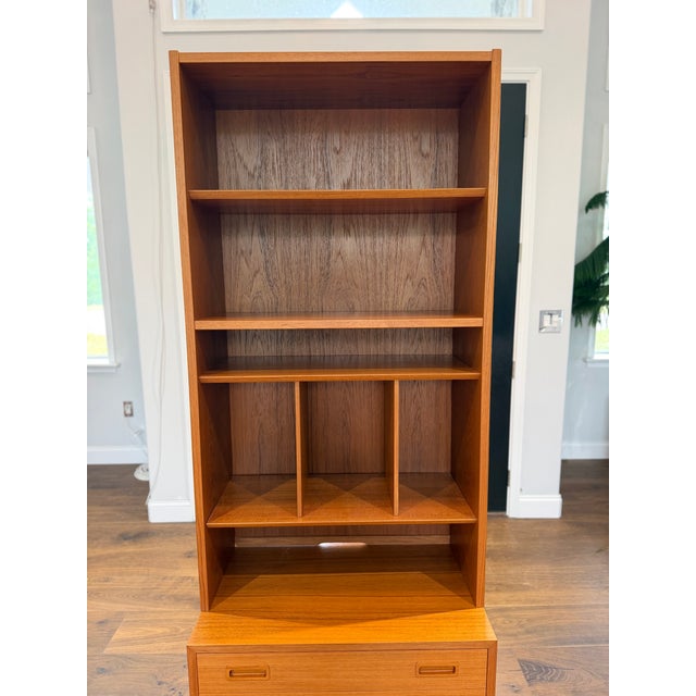 Vintage Danish Carlo Jensen for Hundevad Teak Four-Drawer Modular Bookcase Made in Denmark | Circa 1965–1970 An...