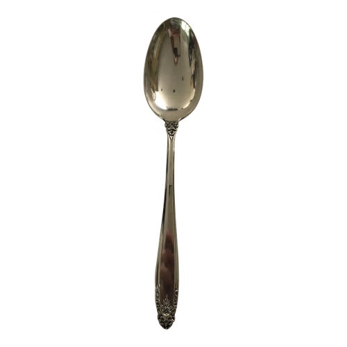 International Sterling Silver Prelude Pattern Serving Spoon 1/2