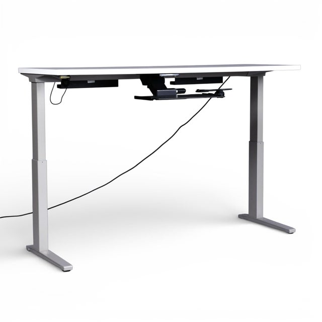 Herman Miller 70 Inch Power Operated Sit to Stand Desk Table For Sale - Image 12 of 18