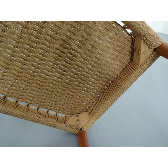 Teak & Papercord Dining Chairs by Poul M. Volther for Frem Røjle, Denmark, 1960s, Set of 4 For Sale - Image 17 of 18