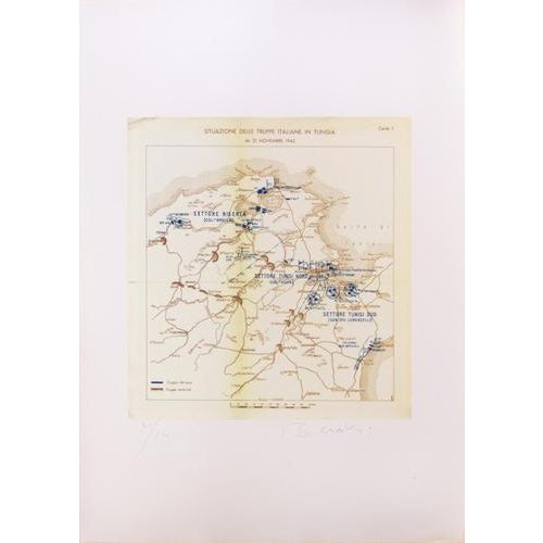 Photolithograph realized in 1997. Editions of 120 (30/120) Published in portfolio "Guerra Africa" Signed and numbered in...