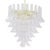 A great classic of italian vintage design and at the same time a magnificent contemporary glass chandelier in murano mid-...