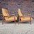 Mid 20th Century Jens Risom Oversized Walnut Lounge Chairs Fully Restored For Sale - Image 5 of 9