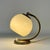 Art Deco Brass and Opaline Glass Table Lamp, Germany, 1930s For Sale - Image 4 of 15