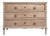 Early 19th Century France Weathered Whitewash Cerused Oak Chest Of Drawers For Sale