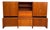 Three-Bay Teak Wall Unit by Hans J. Wegner for Ry Møbler, Denmark Danish Mid Century Modern For Sale