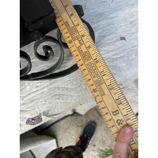 Vintage Hand Forged Black Metal Pirates Ship For Sale - Image 10 of 10