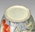 Orange Vintage Macau Chinese Porcelain Vase Hand Painted With Orange Lotus Flowers in the Kangxi Style For Sale - Image 8 of 8