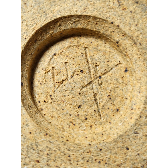 Vintage Studio Art Pottery Bowl Signed Hand Thrown Glazed For Sale In San Francisco - Image 6 of 9