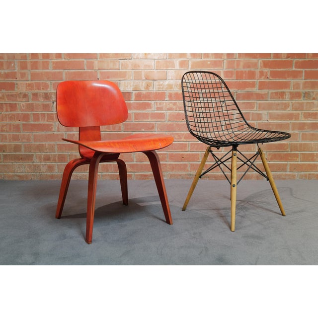 Eames Dowel Leg Wire Chair for Herman Miller, 1950s For Sale In Oklahoma City - Image 6 of 18