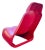 "Moby Dick" armchair, design Alberto Rosselli for Saporiti, 1969, here proposed in a rare Ferrari red version. Measuring...
