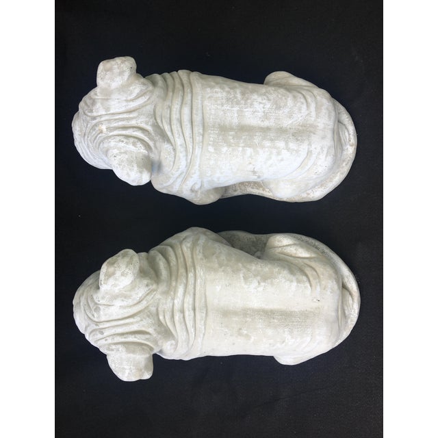 Vintage Concrete Garden Statues a Pair Chairish