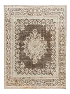 Early 20th Century Vintage Medallion Wool Rug