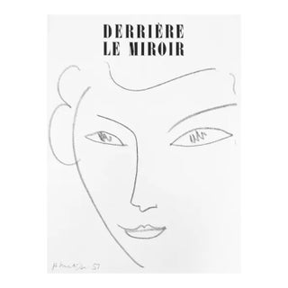 Matisse Lithograph Dm0146, Derriere Le Miroir 1952 For Sale