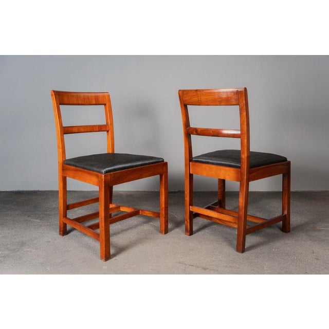 Art Deco Chairs, 1930s, Set of 4 For Sale - Image 3 of 18