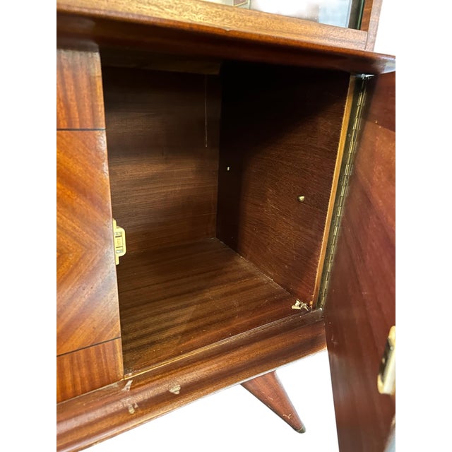 Wood Italian Modernist Display Cabinet by Paolo Buffa, 1950s For Sale - Image 7 of 14