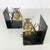 Metal Vintage C Jere Style Brutalist Metal Owl Branch Sculpture Bookends Mid Century For Sale - Image 7 of 8