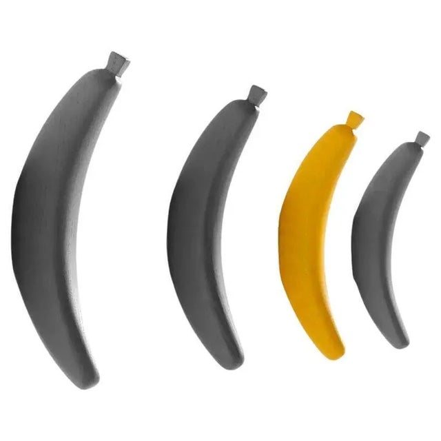 Black wooden banana coat hanger by jaime hyon materials: hardwood dimensions: d 8 cm x w 4 cm x h 23 cm in the twinkling...