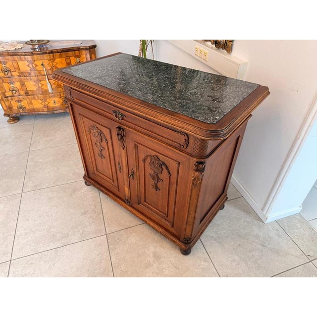 Brown Pfeiferlbarock Buffet in Oak with Granite Top For Sale - Image 8 of 14