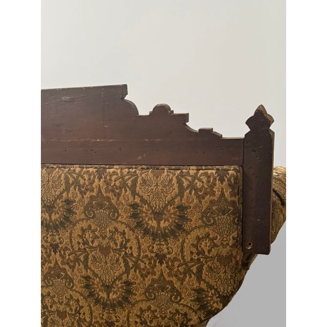 Early 20th Century Victorian Pull Out Sleeper Fainting Chaise For Sale - Image 4 of 7