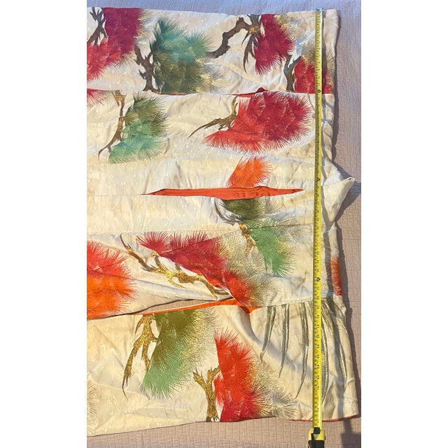 Japanese Antique Japanese Ceremonial Uchikake Kimono With Hand-Embroidered Crane, c.1900–1930 For Sale - Image 3 of 8