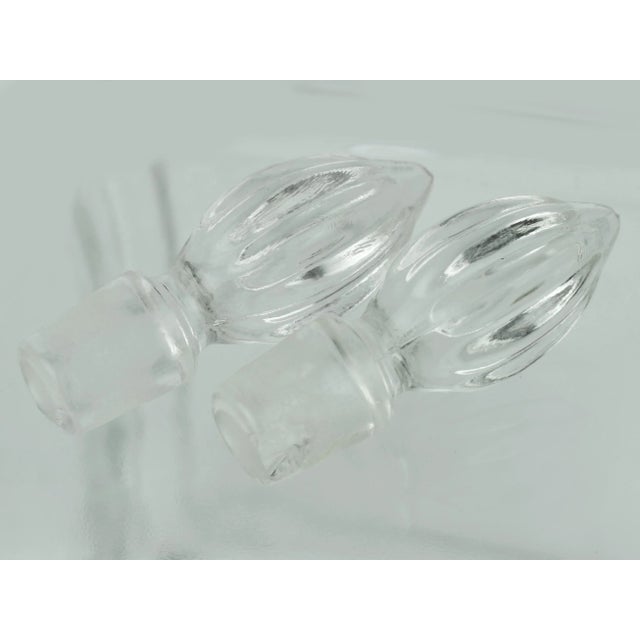 Mid 20th Century Mid Century Pink Melon Glass Fenton Perfume Bottles Art Glass - a Pair For Sale - Image 5 of 6